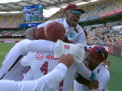 Watch: Wild Celebrations In Gabba After West Indies' Historic Test Win Over Australia