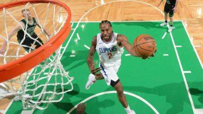 James Harden - Kristaps Porzingis - Paul George - LA Clippers blow out Celtics in 'measuring stick' game - ESPN - espn.com