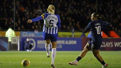 James strikes twice as Chelsea thrash Brighton in WSL