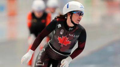 Isabelle Weidemann - Irene Schouten - Blondin's mass start gold highlights 3-medal day for Canada's speed skaters at World Cup - cbc.ca - Netherlands - Italy - Canada - state Utah