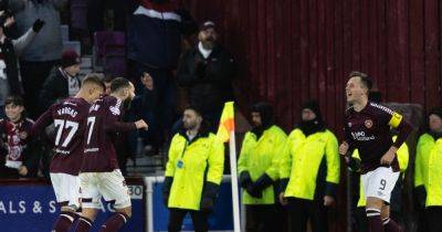 Barry Robson - Steven Naismith - Jorge Grant - Lawrence Shankland - Bojan Miovski - What Lawrence Shankland told Jorge Grant in Hearts penalty handover as midfielder offers glimpse inside 'little chat' - dailyrecord.co.uk - county Grant