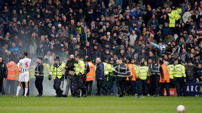 Six arrests so far after 'unacceptable violence' at West Brom v Wolves FA Cup clash Hawthorns