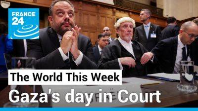 Gaza's day in court, Macron in India, Farmers on the brink, Oscar hits and misses