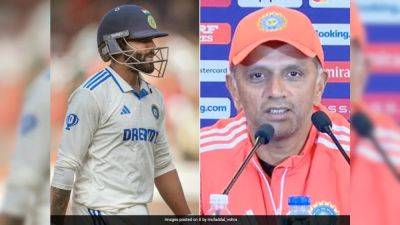Rahul Dravid Provides Update On Ravindra Jadeja's Injury Ahead Of 2nd Test vs England