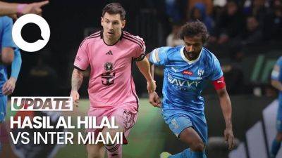 Messi & Suarez Cetak Gol, Tapi Inter Miami Tetap Kalah Lawan Al Hilal