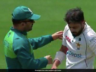 Watch - 'Don't Rub It': Pakistan Star Feels After Effects Of Pat Cummins' Bouncer On Chest