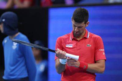 Novak Djokovic - Alex De-Minaur - Atp Tour - Djokovic suffers first defeat in Australia for six years as wrist 'discomfort' continues - thenationalnews.com - Serbia - Australia