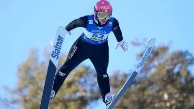 Canadian ski jumper Abigail Strate makes it 3 World Cup medals in 5 days