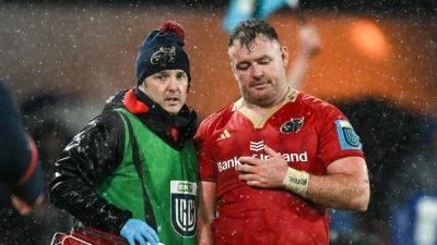 Joey Carbery - Andy Farrell - Dave Kilcoyne - Graham Rowntree - Diarmuid Barron - Munster's mounting injury woes as Dave Kilcoyne ruled out for the season - rte.ie - Ireland