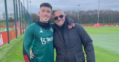 Lisandro Martinez's emotional message as he returns to Manchester United training