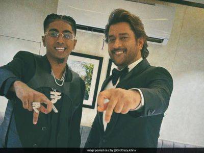 "MS Dhoni Wasting His Time": Rumours Of Cricket Great's Collaboration With Rapper MC Stan Draws Strong Reactions
