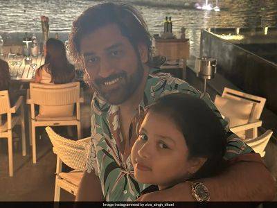 Singh Dhoni - Watch: Daughter Ziva Shows What MS Dhoni's Family Vacation Is All About - sports.ndtv.com - India