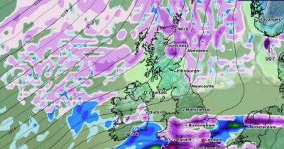 Mapped: When and where snow is forecast to hit the UK - manchestereveningnews.co.uk - Britain - Scotland