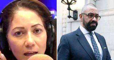 BBC's Mishal Husain swears SEVEN times in a minute during interview with Home Secretary - manchestereveningnews.co.uk - Rwanda - county Cooper