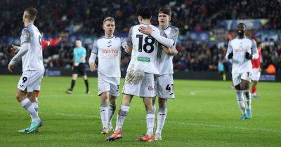 Charlie Patino - Jerry Yates - Swansea City 2-0 Morecambe: Luke Williams era up and running with comfortable FA Cup win - walesonline.co.uk