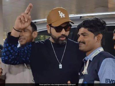 Watch: Fans Take Selfies As Rohit Sharma Looks Uber Cool On Return From South Africa
