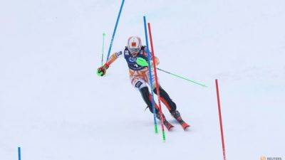Mikaela Shiffrin - Petra Vlhova - Alpine skiing-Vlhova wins World Cup slalom in Slovenia, Shiffrin suffers mishap - channelnewsasia.com - Germany - Usa - Slovenia - Slovakia
