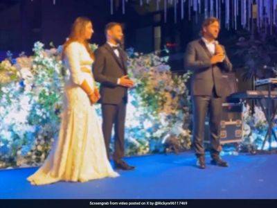 Watch: MS Dhoni's Wit At A Party Leaves Guests ROFL