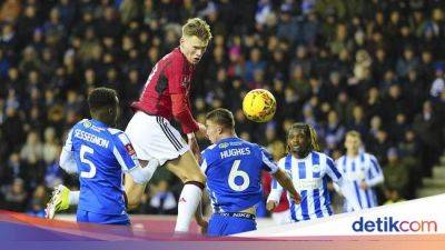 Bruno Fernandes - Diogo Dalot - Piala Fa - MU Masih saja Buang-buang Peluang - sport.detik.com