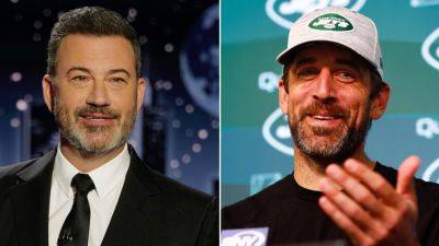 Jimmy Kimmel launches wild attack on Aaron Rodgers after Jeffrey Epstein jab: 'Hamster-brained man'