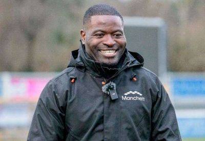 Maidstone United manager George Elokobi gives his reaction after drawing Ipswich Town away in the FA Cup fourth round