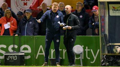 Damien Duff self-censors but hits out at 'rugby tackle' in Shelbourne's loss to St Patrick's Athletic