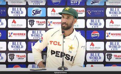 "Show Respect, It's Pakistan's Captain": Journalist Given Firm Warning After Fiery Question To Shan Masood