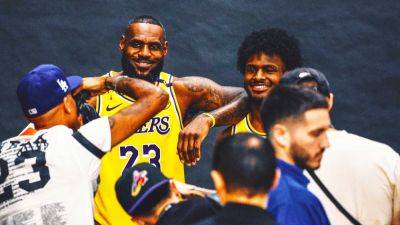 LeBron has found new purpose playing with Bronny: 'It gives you a lot of life'