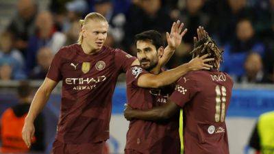 Phil Foden - James Macatee - Ilkay Gundogan - Jeremy Doku - Rico Lewis - Haaland nets 42nd Champions League goal in Man City's 4-0 rout of Slovan Bratislava - channelnewsasia.com - Germany - Slovakia