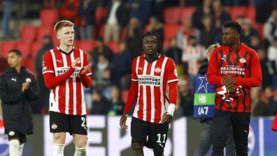 Luuk De-Jong - Noa Lang - Peter Bosz - Sporting's Braganca strikes late to rescue 1-1 draw at PSV - channelnewsasia.com - Netherlands - Portugal - Israel