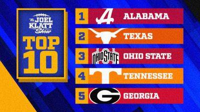 2024 college football rankings: Joel Klatt's top 10 teams after Week 5