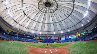 Roof of Tropicana Field, home of MLB's Tampa Bay Rays, ripped open by Hurricane Milton - foxnews.com - Usa - county Bay