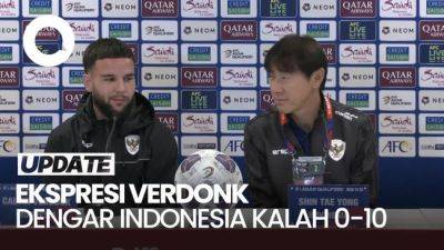 Shin Tae-Yong - Video Ekspresi STY dan Verdonk Dengar Bahrain Pernah Kalahkan Indonesia 10-0 - sport.detik.com - Indonesia - Bahrain