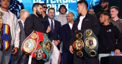 Boxing tonight: TV channel, live stream details, ring walk times and fight schedule