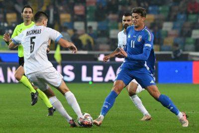 Giovanni Di-Lorenzo - Guglielmo Vicario - Davide Frattesi - Luciano Spalletti - Mateo Retegui - Italy sweep past Israel in Nations League amid high security - guardian.ng - Spain - Italy - Hungary - Israel - Palestine