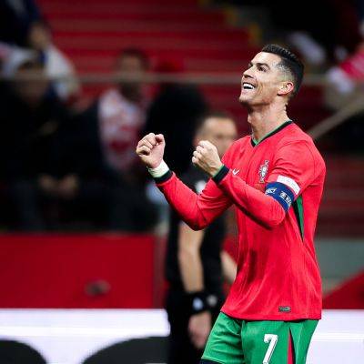 Ronaldo scores in Portugal’s Nations League win as Spain sink Denmark