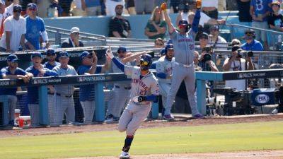 Francisco Lindor - Jack Flaherty - Mets win Game 2 behind Manaea, Vientos to even NLCS with Dodgers - ESPN - espn.com - New York - Los Angeles