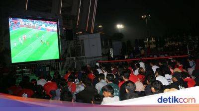 Suasana Nobar China Vs Indonesia di GBK - sport.detik.com - China - Indonesia