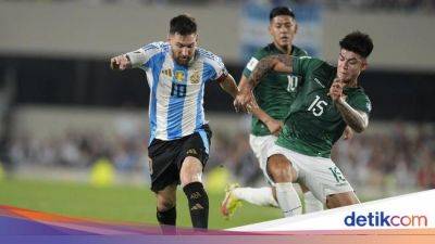 Lionel Messi - Julian Alvarez - Thiago Almada - Tim Tango - Hasil Argentina Vs Bolivia: Messi Hattrick, Tim Tango Pesta 6-0 - sport.detik.com - Argentina - Venezuela - state Louisiana - Bolivia