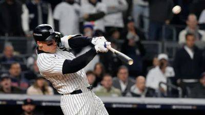 Gerrit Cole - Anthony Rizzo - Judge launches 1st homer of this post-season as Yankees extend ALCS lead over Guardians - cbc.ca - New York