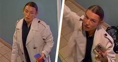 Police want to identify this woman after 'theft' at high-rise flats