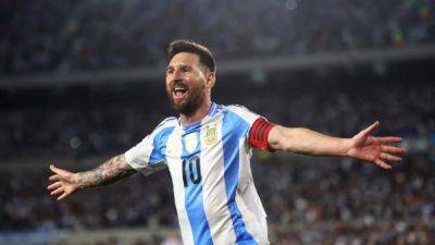 Lionel Messi - Lionel Scaloni - International - Messi never ceases to amaze, Argentina boss Scaloni says - channelnewsasia.com - Argentina - Venezuela - Bolivia