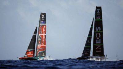 Sailing-Britain secure first race win in America's Cup final