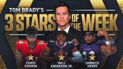 Tom Brady - Derrick Henry - Rob Carr - Tom Brady's 3 Stars of Week 6, including Ravens' Derrick Henry - foxnews.com - Washington