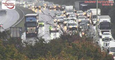 Live updates as M4 Bridgend crash to close road for 'some time'