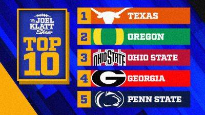 2024 college football rankings: Joel Klatt's top 10 teams after Week 7