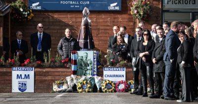 Hundreds line streets outside Radcliffe FC football ground after shock death of chairman Paul Hilton