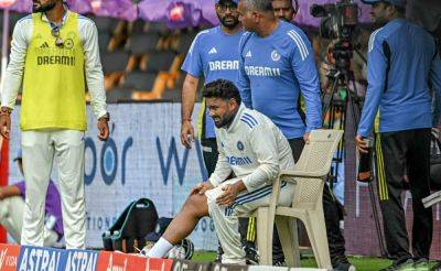 Rohit Sharma - Ravindra Jadeja - Rishabh Pant - Rishabh Pant Hit On Leg In Which He Had Surgery After Car Accident. RohIt Sharma Says, "Unfortunately..." - sports.ndtv.com - New Zealand - India