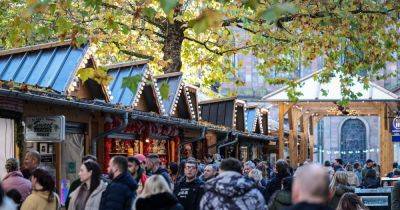 Manchester Christmas Markets 2024 map shows all the locations in the city centre