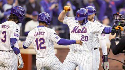 Pete Alonso - Jack Flaherty - Alonso-sparked Mets stay alive, beat Dodgers in NLCS Game 5 - ESPN - espn.com - New York - San Francisco - Los Angeles